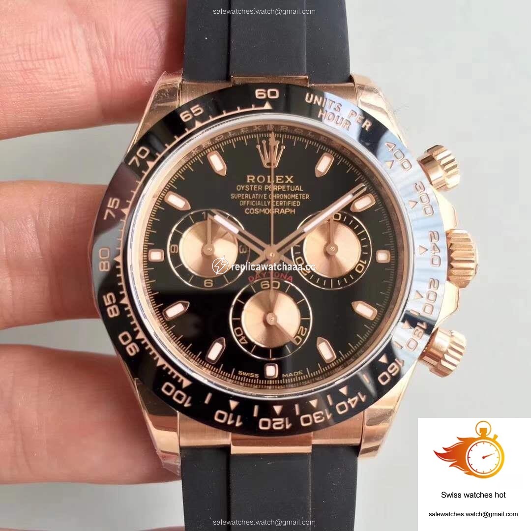 Rolex Daytona Cosmograph 116515LN Noob Factory Black Dial 1 Rolex Daytona Cosmograph 116515LN Noob Factory Black Dial 1