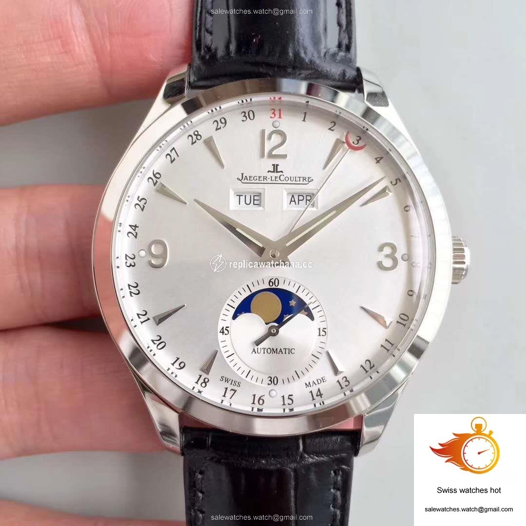 Jaeger-LeCoultre Master Calendar 1558420 OM Factory Silver Dial 39mm 1 Jaeger-LeCoultre Master Calendar 1558420 OM Factory Silver Dial 39mm 1