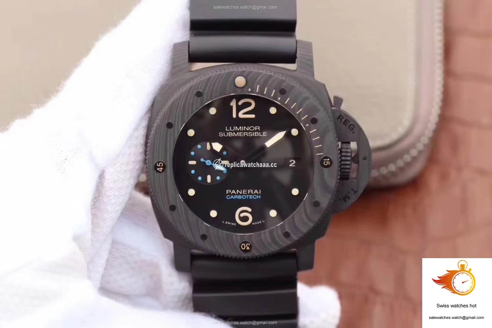 Panerai Luminor Submersible 1950 PAM616 VS Factory Black Dial 1 Panerai Luminor Submersible 1950 PAM616 VS Factory Black Dial 1