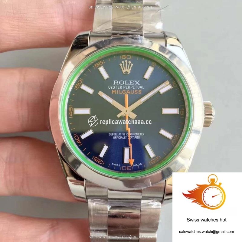 Rolex Milgauss 116400GV AR Factory Blue Dial 1 Rolex Milgauss 116400GV AR Factory Blue Dial 1