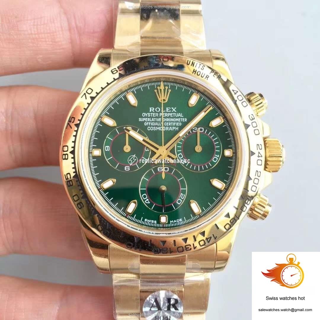 Rolex Daytona Cosmograph 116508 AR Factory Green Dial 1 Rolex Daytona Cosmograph 116508 AR Factory Green Dial 1