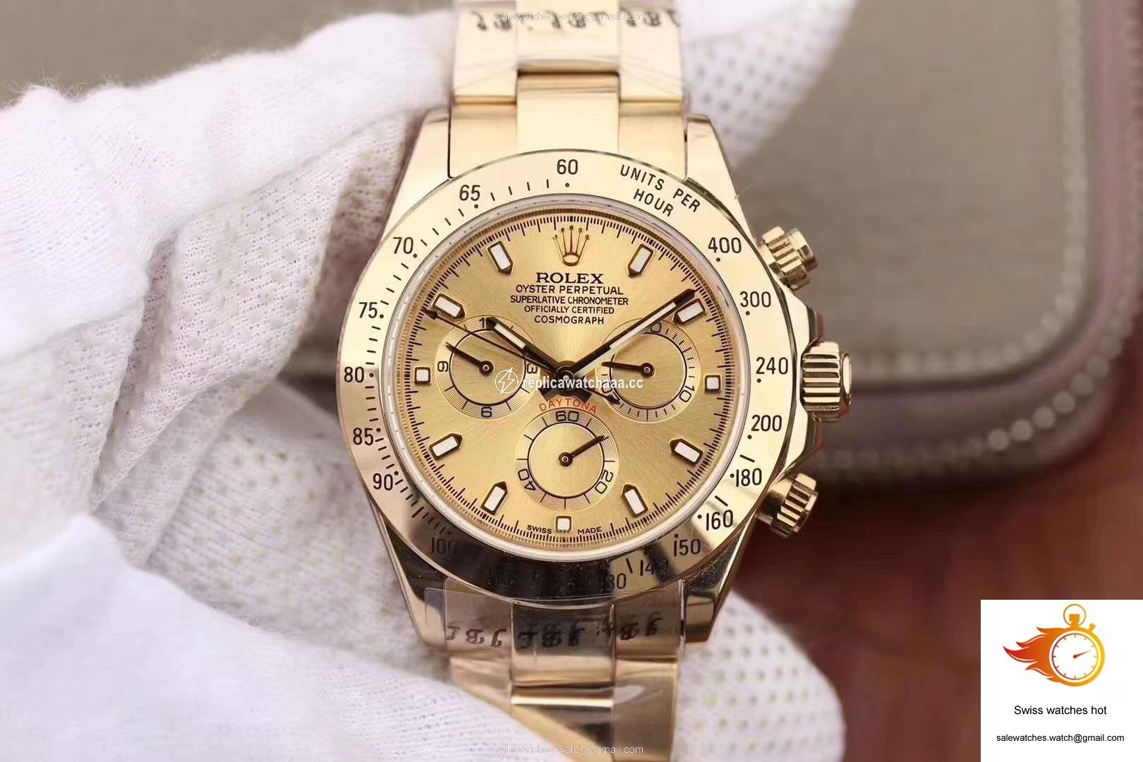 Rolex Daytona Cosmograph 116503 JH Factory Gold Dial 1 Rolex Daytona Cosmograph 116503 JH Factory Gold Dial 1