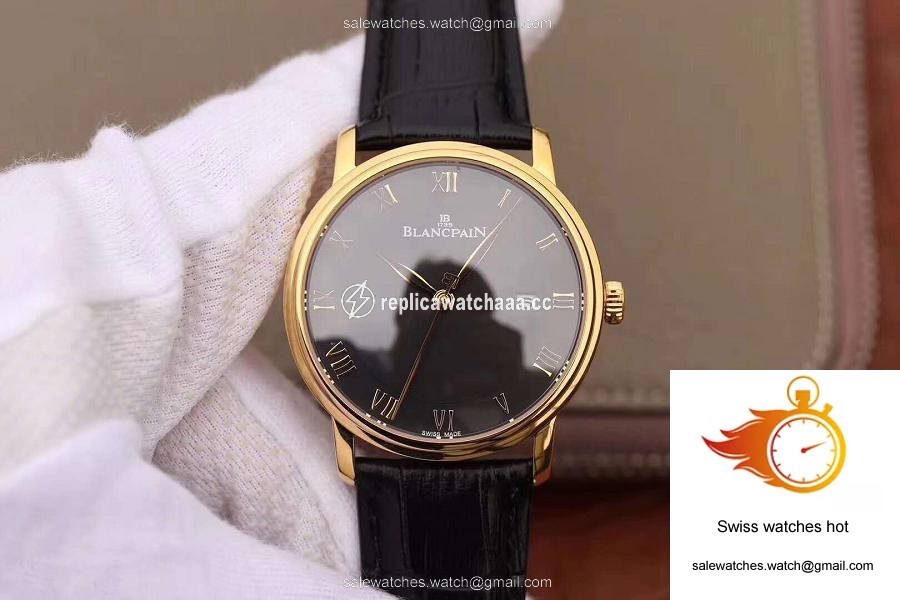 Blancpain Villeret Ultraplate 6651-1127-55B ZF Factory Black Dial 1 Blancpain Villeret Ultraplate 6651-1127-55B ZF Factory Black Dial 1