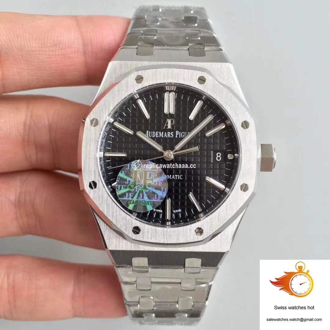 Audemars Piguet Royal Oak 15400ST.OO.1220ST.01 JF Factory V5 Black Dial 1 Audemars Piguet Royal Oak 15400ST.OO.1220ST.01 JF Factory V5 Black Dial 1
