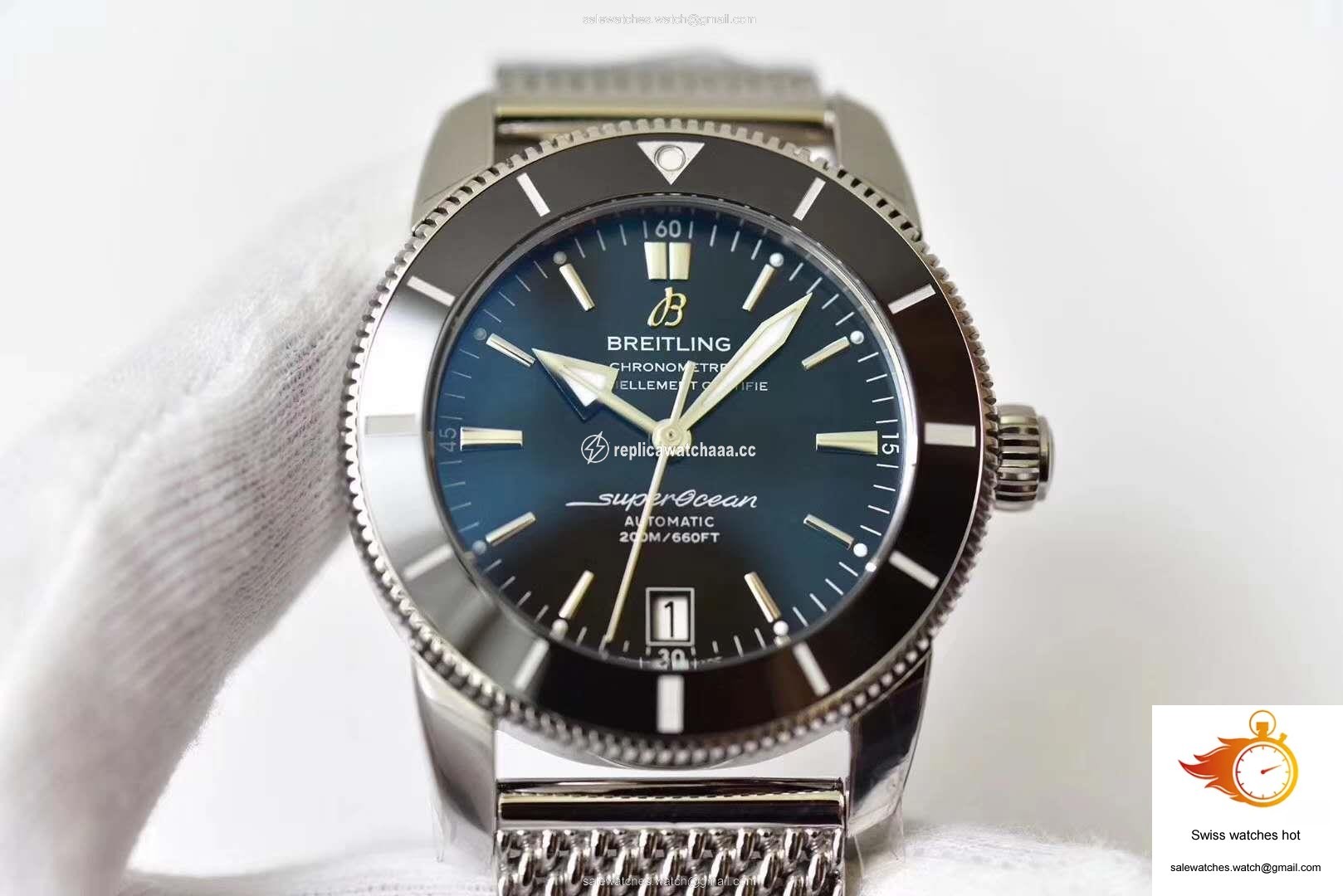 Breitling Superocean Heritage II 42 AB2010121B1A1 GF Factory Blue Dial 1 Breitling Superocean Heritage II 42 AB2010121B1A1 GF Factory Blue Dial 1