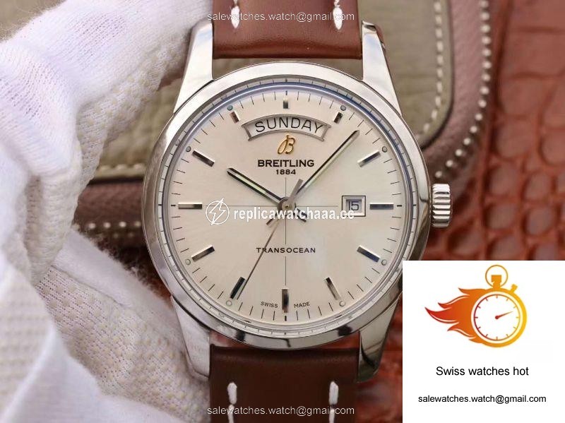 Breitling Transocean Day Date A4531012/G751/437X/A20BA.1 V7 Silver Dial 1 Breitling Transocean Day Date A4531012/G751/437X/A20BA.1 V7 Silver Dial 1