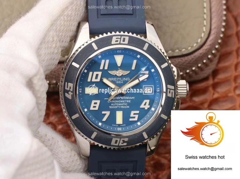 Breitling Superocean 42 A173643B/C868 ZF Factory Blue Dial 1 Breitling Superocean 42 A173643B/C868 ZF Factory Blue Dial 1