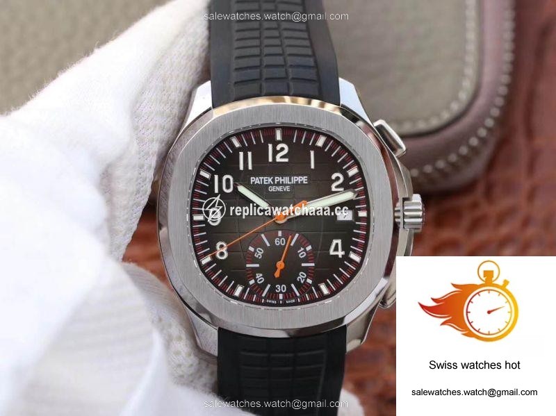 Patek Philippe Aquanaut Chronograph 5968A-001 Black Dial 1 Patek Philippe Aquanaut Chronograph 5968A-001 Black Dial 1