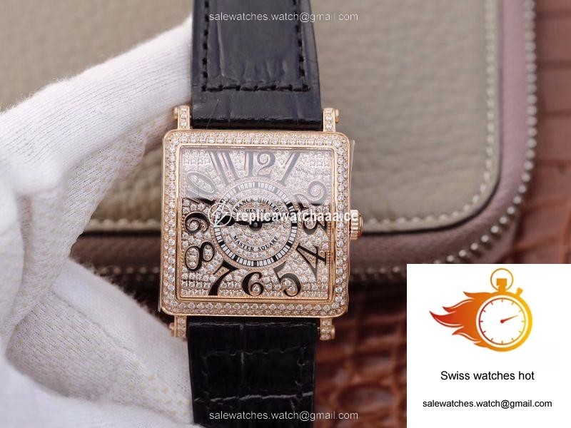 Franck Muller Master Square Ladies 6002 M QZ D GF Factory Diamond Dial 1 Franck Muller Master Square Ladies 6002 M QZ D GF Factory Diamond Dial 1