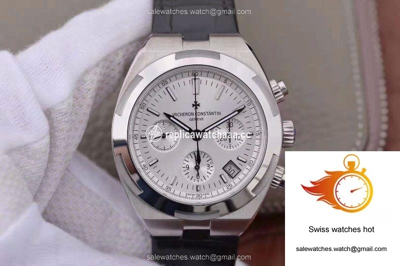 Vacheron Constantin Overseas Chronograph 5500V/110A-B075 8F Factory Silver Dial 1 Vacheron Constantin Overseas Chronograph 5500V/110A-B075 8F Factory Silver Dial 1