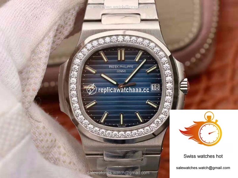 Patek Philippe Nautilus 5711 PF Factory Diamond Bezel Blue Dial 1 Patek Philippe Nautilus 5711 PF Factory Diamond Bezel Blue Dial 1