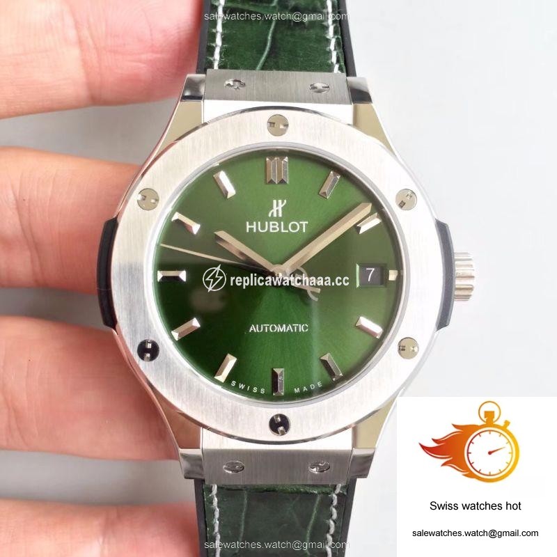 Hublot Classic Fusion 38MM 511.NX.8970.LR JJ Factory Green Dial 1 Hublot Classic Fusion 38MM 511.NX.8970.LR JJ Factory Green Dial 1