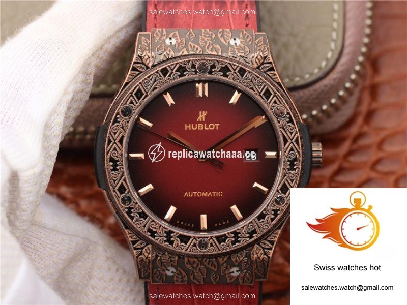 Hublot Classic Fusion Arturo Fuente Limited Edition 511.OX.6670.LR.OPX17 JJ Factory Red Dial 1 Hublot Classic Fusion Arturo Fuente Limited Edition 511.OX.6670.LR.OPX17 JJ Factory Red Dial 1
