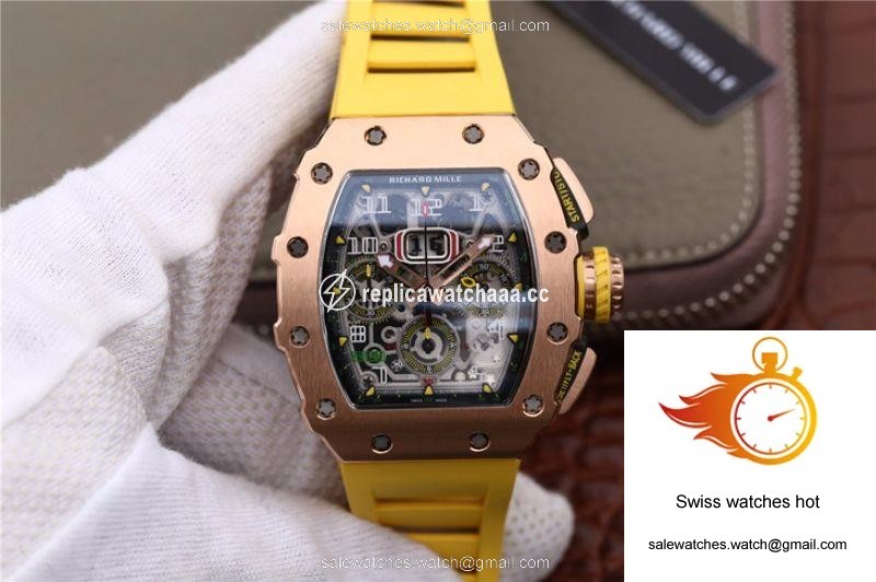 Richard Mille RM11-03 KV Factory Rose Gold Skeleton Dial 1 Richard Mille RM11-03 KV Factory Rose Gold Skeleton Dial 1