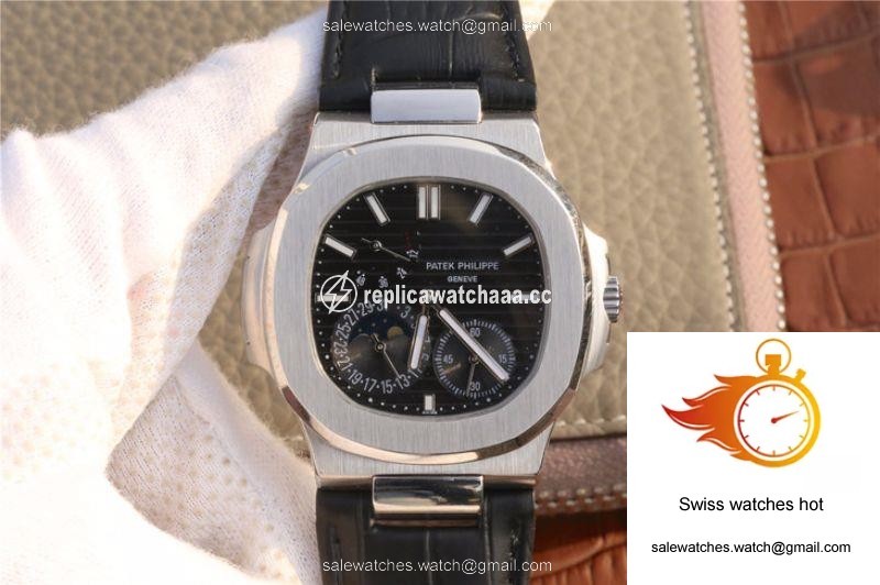 Patek Philippe Nautilus Moonphase 5712G-001 Black Dial 1 Patek Philippe Nautilus Moonphase 5712G-001 Black Dial 1