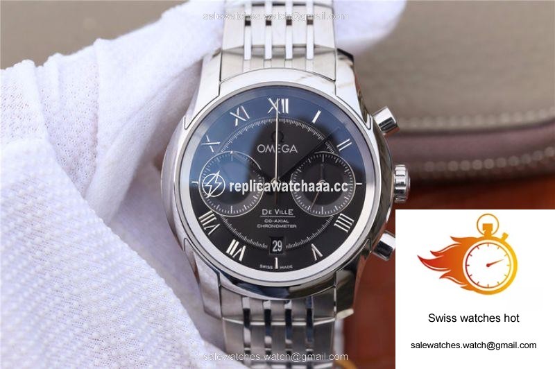 Omega De Ville Chronograph 42MM 431.10.42.51.01.001 OM Factory Black Dial 1 Omega De Ville Chronograph 42MM 431.10.42.51.01.001 OM Factory Black Dial 1