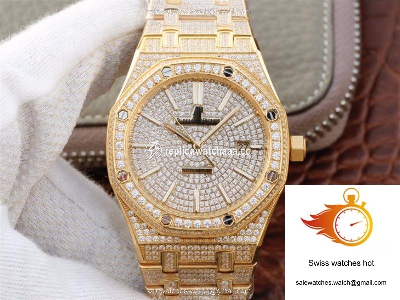 Audemars Piguet Royal Oak 15400.OR01 Diamonds Dial 1 Audemars Piguet Royal Oak 15400.OR01 Diamonds Dial 1