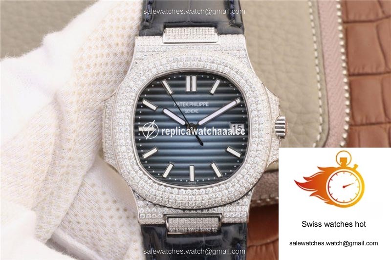 Patek Philippe Nautilus Jumbo 5719/1G-001 KM Factory Blue Dial 1 Patek Philippe Nautilus Jumbo 5719/1G-001 KM Factory Blue Dial 1