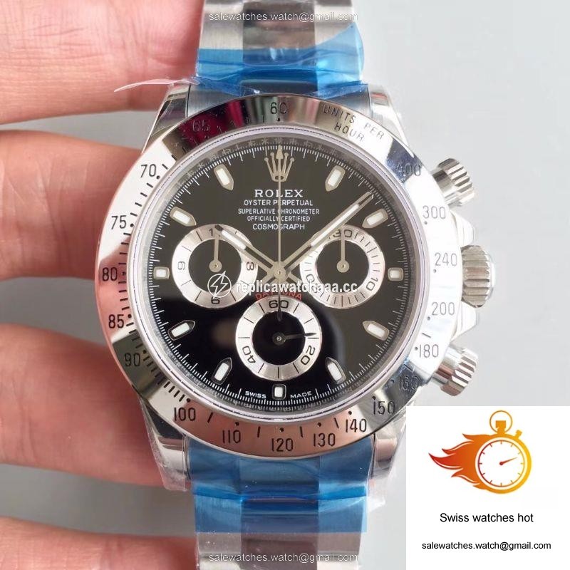 Rolex Daytona Cosmograph 116520 Noob Factory Black Dial 1 Rolex Daytona Cosmograph 116520 Noob Factory Black Dial 1