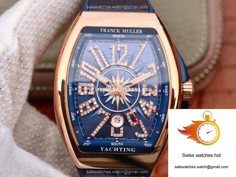 Franck Muller Vanguard V45 25th Anniversary Blue Dial 1 Franck Muller Vanguard V45 25th Anniversary Blue Dial 1