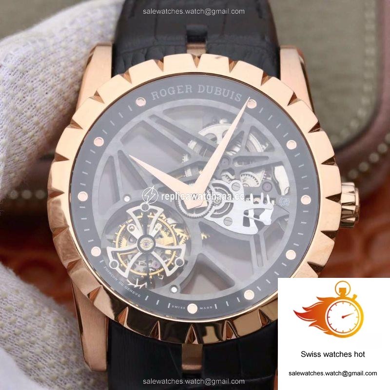 Roger Dubuis Excalibur Skeleton Flying Tourbillon RDDBEX0392 Grey Skeleton Dial 1 Roger Dubuis Excalibur Skeleton Flying Tourbillon RDDBEX0392 Grey Skeleton Dial 1