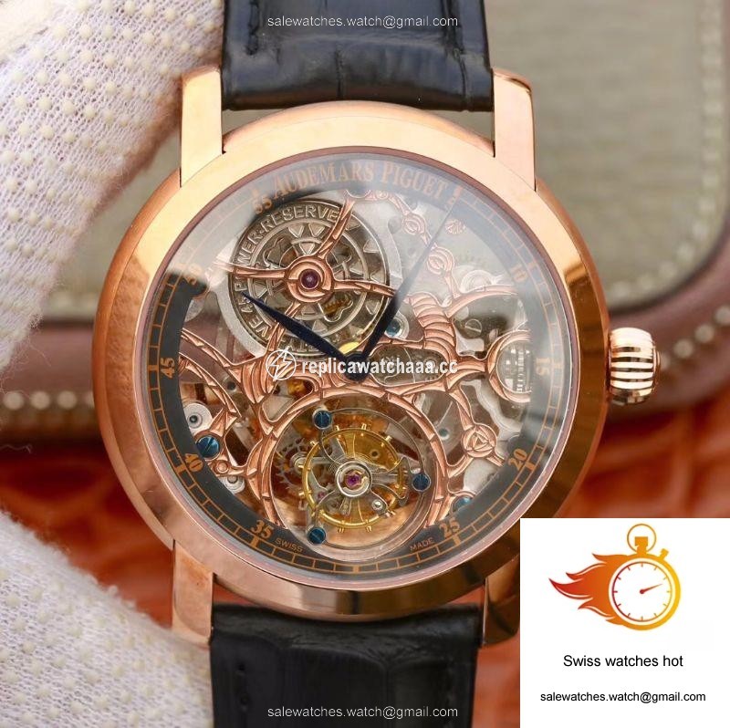 Audemars Piguet Jules Audemars Tourbillon 26357PT.ZZ.D028CR.01 18K Rose Gold Skeleton Dial 1 Audemars Piguet Jules Audemars Tourbillon 26357PT.ZZ.D028CR.01 18K Rose Gold Skeleton Dial 1