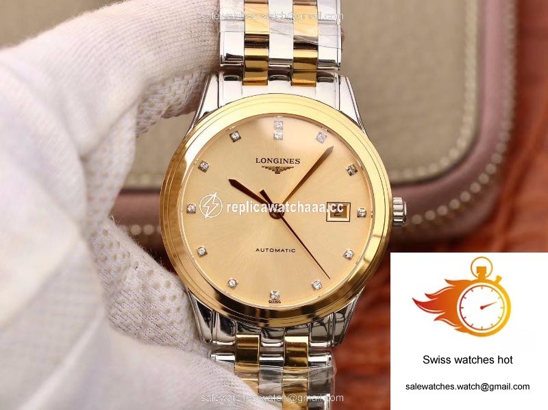 Longines Flagship L4.874.3.37.7 YC Factory Gold Dial 1 Longines Flagship L4.874.3.37.7 YC Factory Gold Dial 1