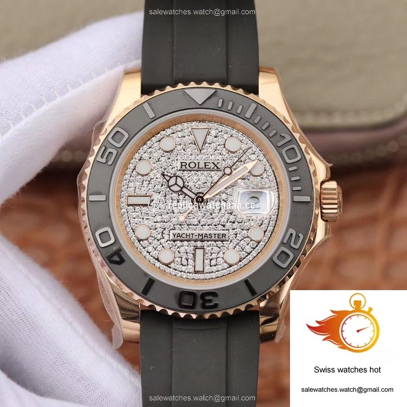 Rolex Yacht Master 116655 40mm Diamond Dial 1 Rolex Yacht Master 116655 40mm Diamond Dial 1