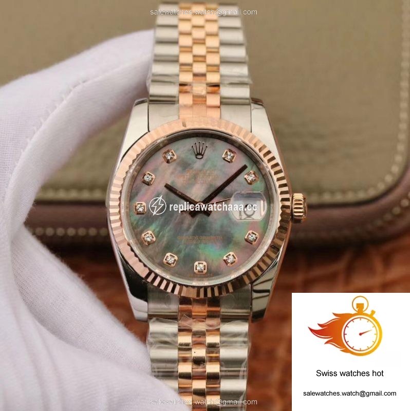Rolex Datejust 36mm GM Factory Grey Mother-Of-Pearl Dial 1 Rolex Datejust 36mm GM Factory Grey Mother-Of-Pearl Dial 1