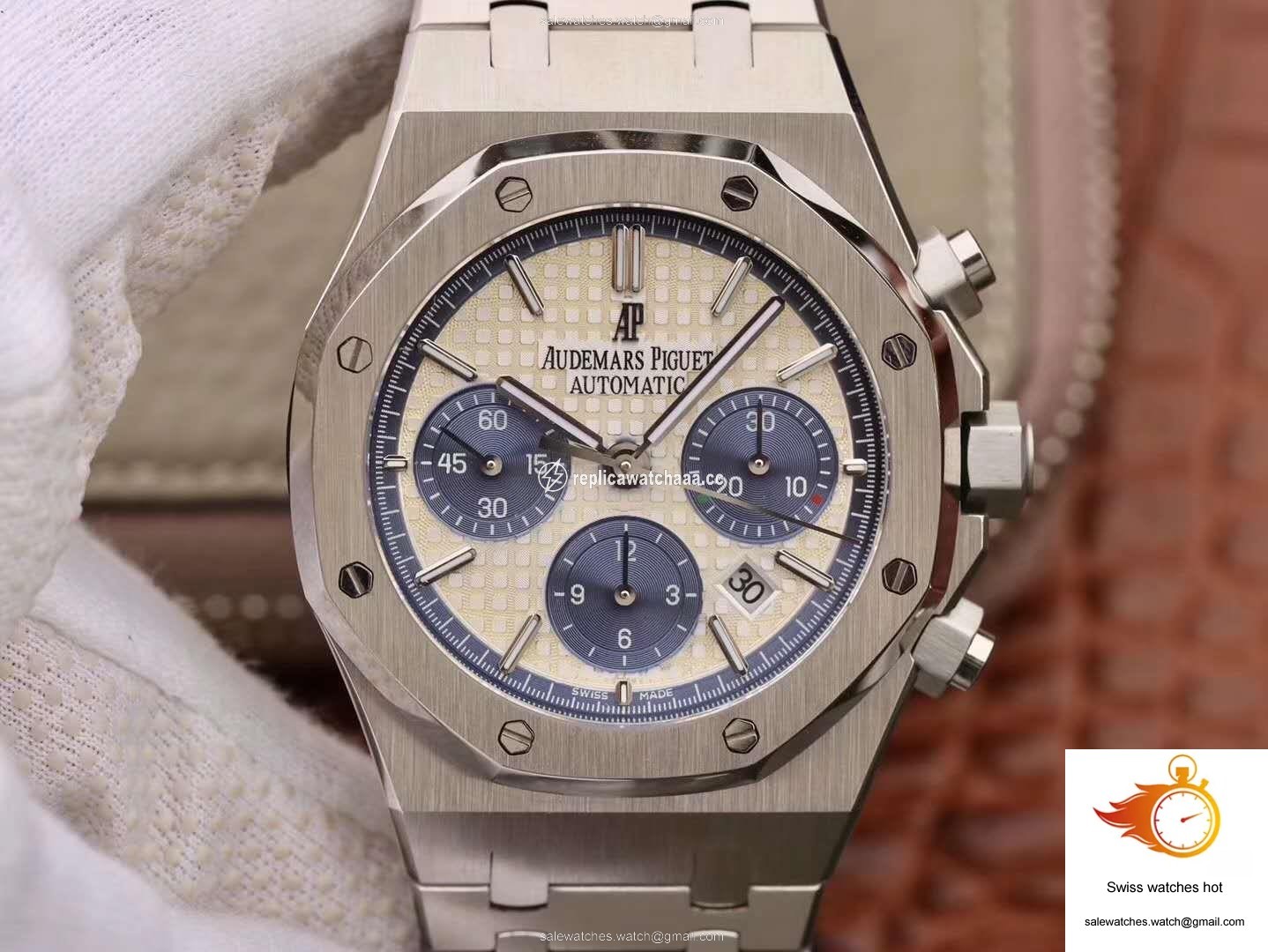 Audemars Piguet Royal Oak OM Factory Ivory Dial 1 Audemars Piguet Royal Oak OM Factory Ivory Dial 1
