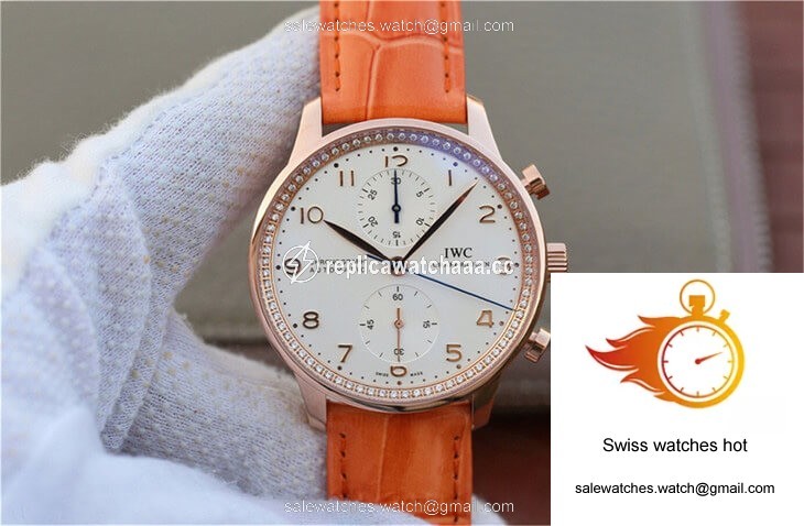 IWC Portuguese ZF Factory Orange Cowhide Strap 1 IWC Portuguese ZF Factory Orange Cowhide Strap 1