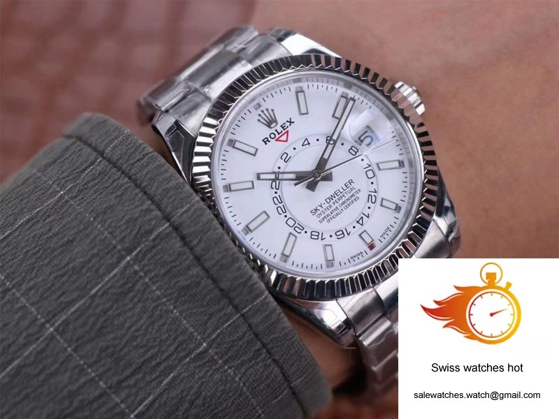 Rolex Sky Dweller M326934-0001 Noob Factory White Dial 10 Rolex Sky Dweller M326934-0001 Noob Factory White Dial 10