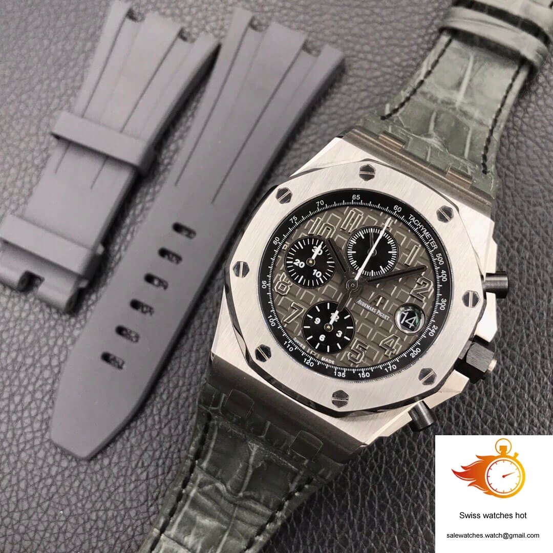 Audemars Piguet Royal Oak Offshore 26470ST.OO.A104CR.01 JF Factory Dark Grey Dial 10 Audemars Piguet Royal Oak Offshore 26470ST.OO.A104CR.01 JF Factory Dark Grey Dial 10