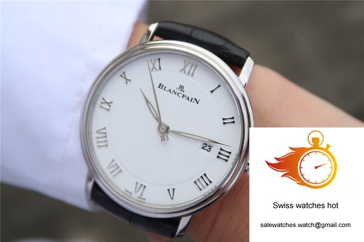 Blancpain Villeret 6651-1127-55B ZF Factory White Dial 10 Blancpain Villeret 6651-1127-55B ZF Factory White Dial 10