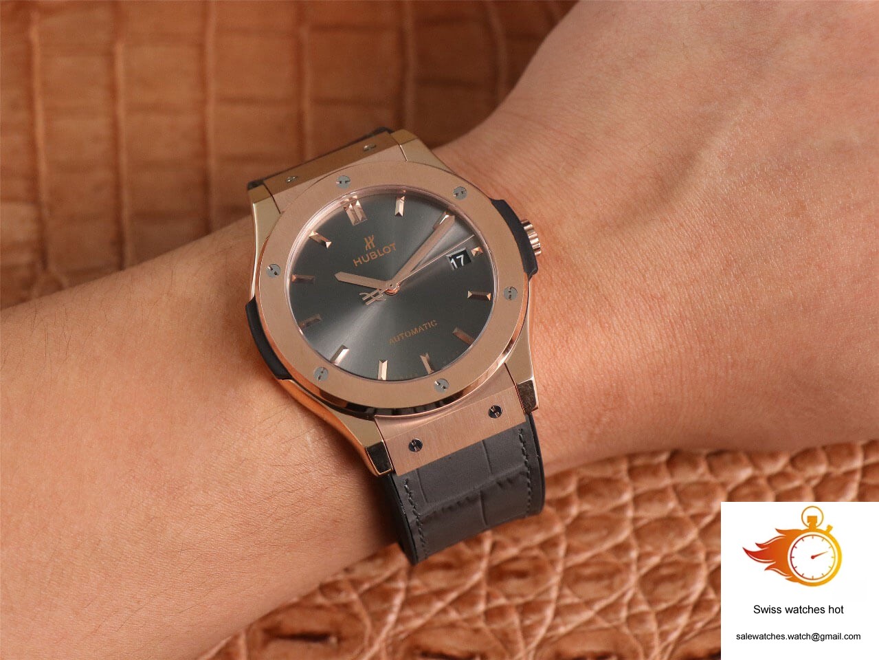Hublot Classic Fusion 511.OX.7081.LR WWF Factory Rose Gold Dark Gray Dial 10 Hublot Classic Fusion 511.OX.7081.LR WWF Factory Rose Gold Dark Gray Dial 10