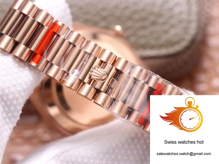 Rolex Day-Date M228345RBR-0006 EW Factory Diamond Chocolate Color Dial 10 Rolex Day-Date M228345RBR-0006 EW Factory Diamond Chocolate Color Dial 10