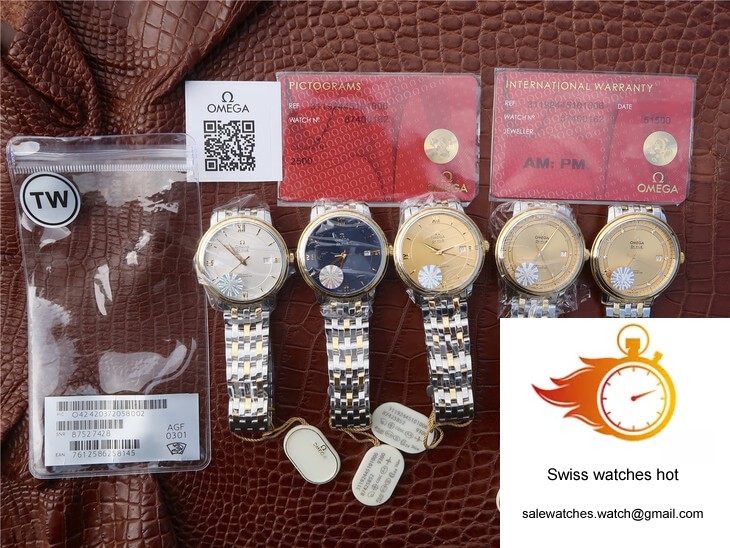 Omega De Ville 424.20.37.20.03.001 TW Factory Blue Dial 10 Omega De Ville 424.20.37.20.03.001 TW Factory Blue Dial 10