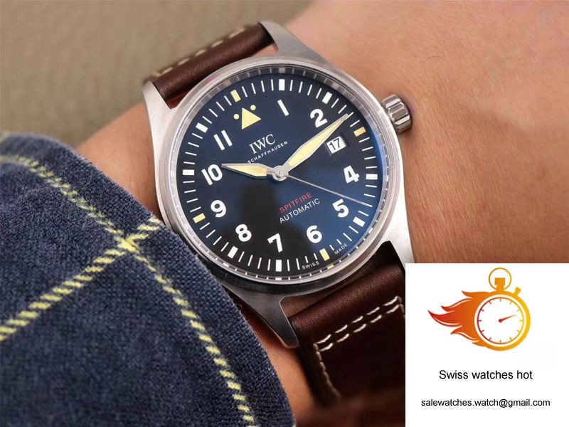 IWC Pilot Spitfire IW326803 MKS Factory Black Dial 10 IWC Pilot Spitfire IW326803 MKS Factory Black Dial 10