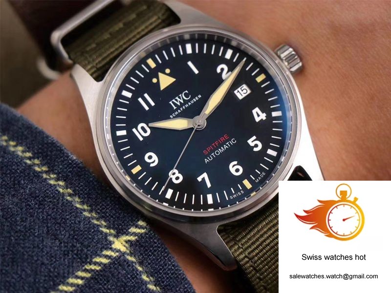 IWC Pilot Spitfire IW326801 MKS Factory Black Dial 10 IWC Pilot Spitfire IW326801 MKS Factory Black Dial 10