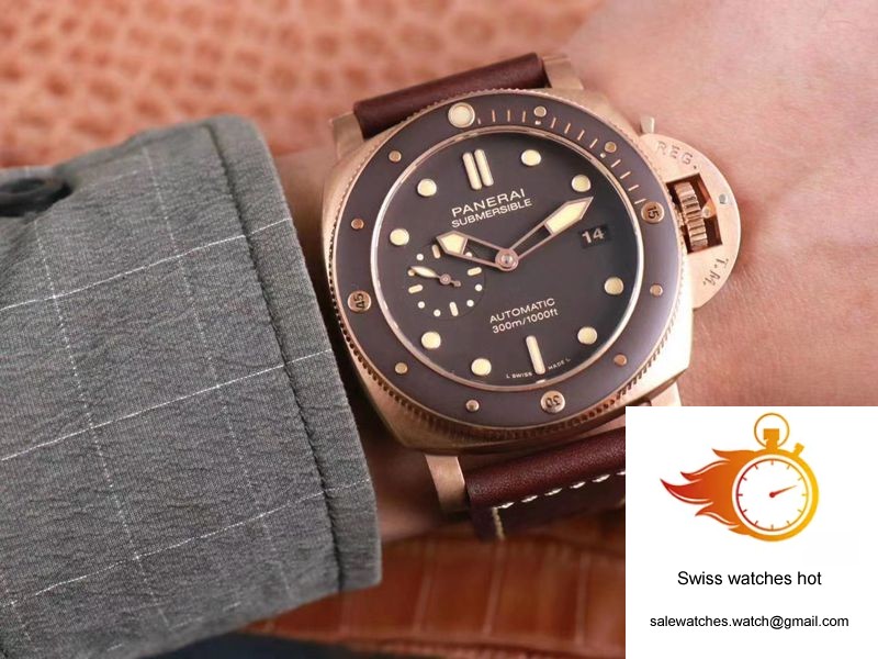 Panerai Submersible PAM00968 King of Bronze VS Factory Brown Dial 10 Panerai Submersible PAM00968 King of Bronze VS Factory Brown Dial 10