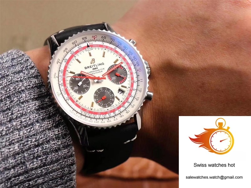 Breitling Navitimer 1 B01 Chronograph 43 TWA Edition AB01219A1G1X1 V9 Factory Silver Dial 10 Breitling Navitimer 1 B01 Chronograph 43 TWA Edition AB01219A1G1X1 V9 Factory Silver Dial 10