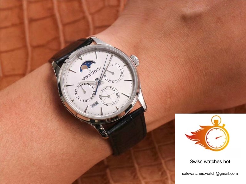 Jaeger-LeCoultre Master Ultra Thin Moon Perpetual Calendar 130842J V9 Factory White Dial 10 Jaeger-LeCoultre Master Ultra Thin Moon Perpetual Calendar 130842J V9 Factory White Dial 10