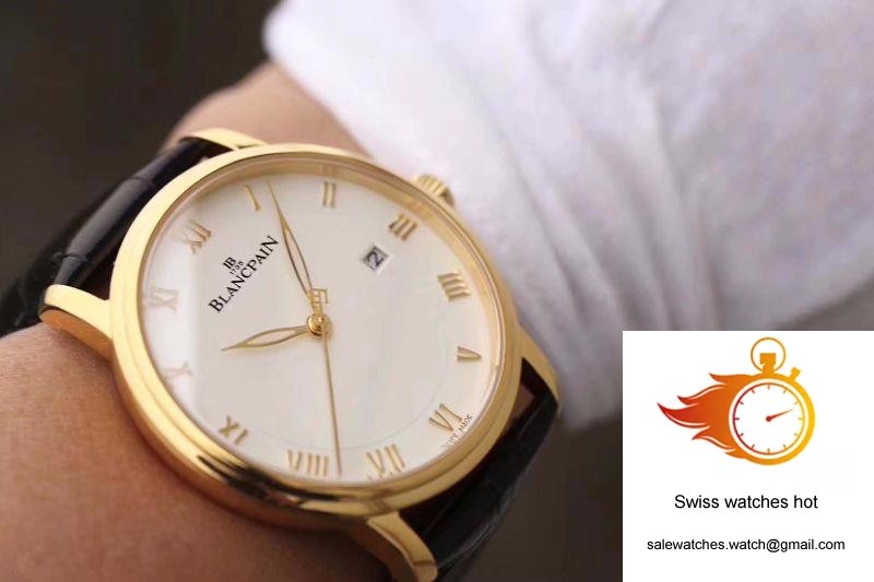 Blancpain Villeret Ultraplate 6651-3642-55 ZF Factory White Dial 10 Blancpain Villeret Ultraplate 6651-3642-55 ZF Factory White Dial 10