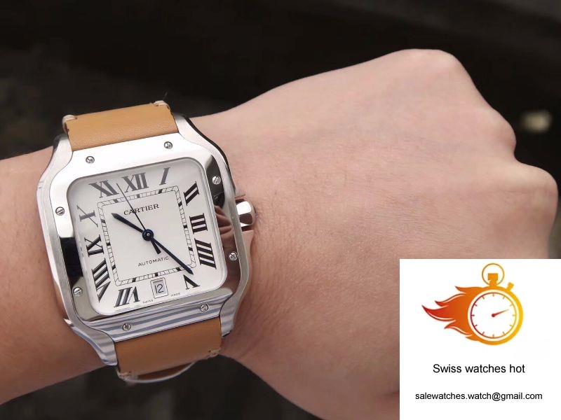 Cartier Santos De Cartier Large 2018 WSSA0009 KOR Factory White Dial 10 Cartier Santos De Cartier Large 2018 WSSA0009 KOR Factory White Dial 10
