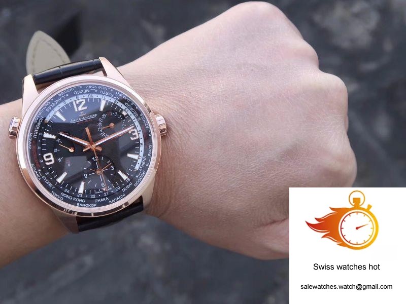 Jaeger-LeCoultre Polaris Geographic Rose Gold 904847J 42MM TWA Factory Black Dial 10 Jaeger-LeCoultre Polaris Geographic Rose Gold 904847J 42MM TWA Factory Black Dial 10
