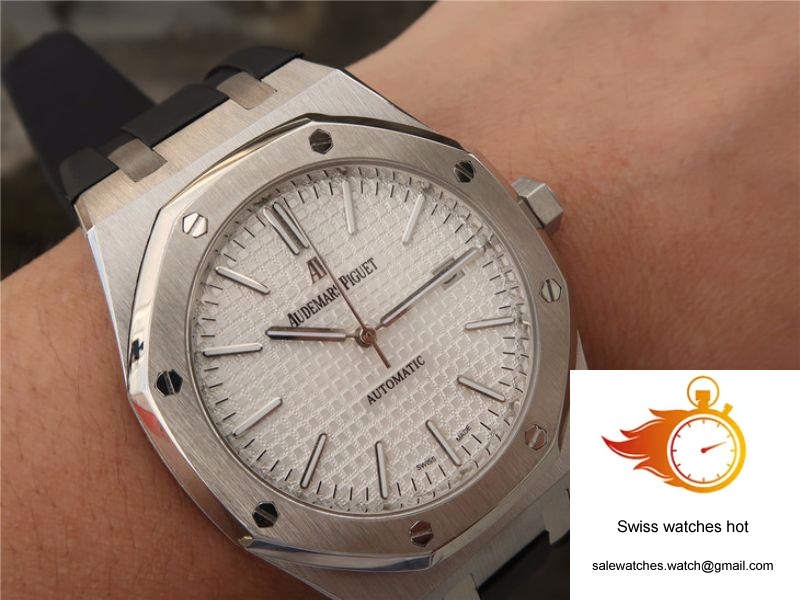 Audemars Piguet Royal Oak 15400 JF Factory White Dial 10 Audemars Piguet Royal Oak 15400 JF Factory White Dial 10
