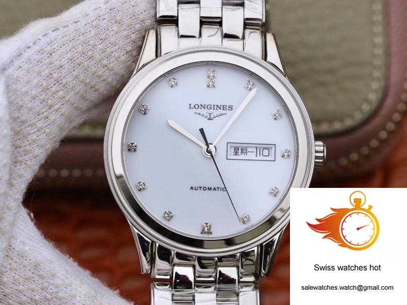 Longines Flagship Double Calendar L4.899.4.12.602 GK Factory White Dial 10 Longines Flagship Double Calendar L4.899.4.12.602 GK Factory White Dial 10