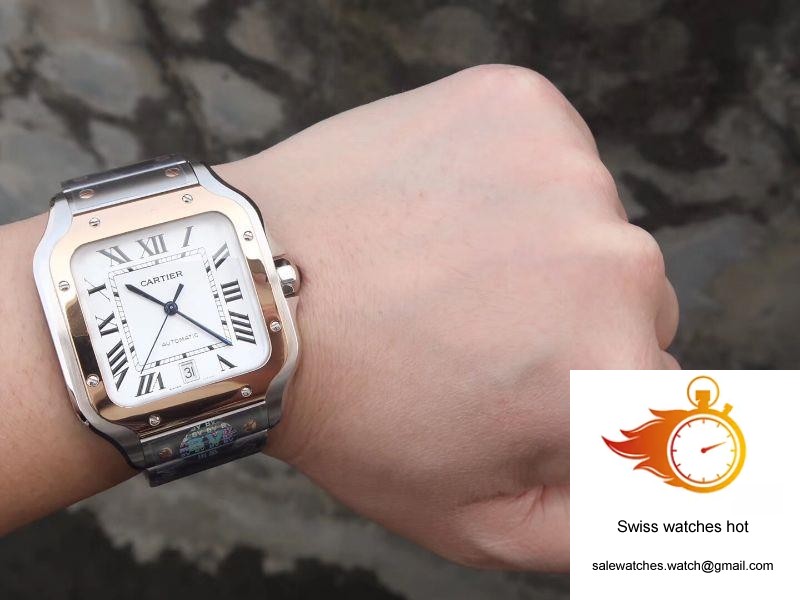 Cartier De Santos W2SA0006 BV Factory White Dial 10 Cartier De Santos W2SA0006 BV Factory White Dial 10