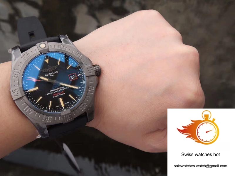 Breitling Avenger Blackbird 44mm V17311101B1W1 GF Factory V4 Black Dial 10 Breitling Avenger Blackbird 44mm V17311101B1W1 GF Factory V4 Black Dial 10