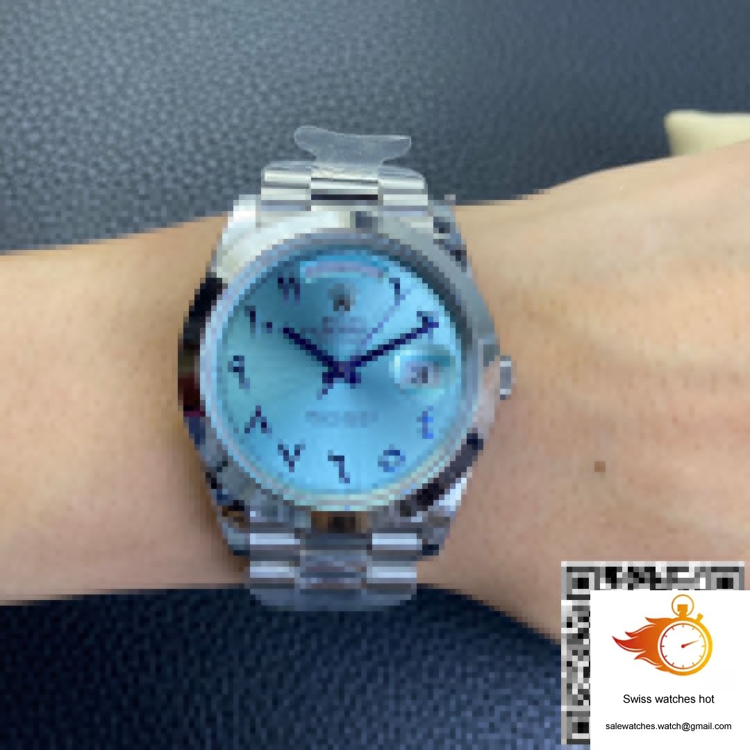Rolex Day Date BP Factory Middle East Customization Stainless Steel Ice Blue Dial 10 Rolex Day Date BP Factory Middle East Customization Stainless Steel Ice Blue Dial 10